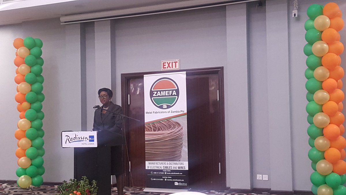 ChipegoZ's tweet photo. ZAM Chairperson and ZAMEFA Managing Director Mrs. Roseta Chabala opening the 50th Anniversay of ZAMEFA! Congratulations to your team Madam!
#ProudlyZambian
#ValueAddition
#QualityZambianProducts https://t.co/Hi5rAZXPw1