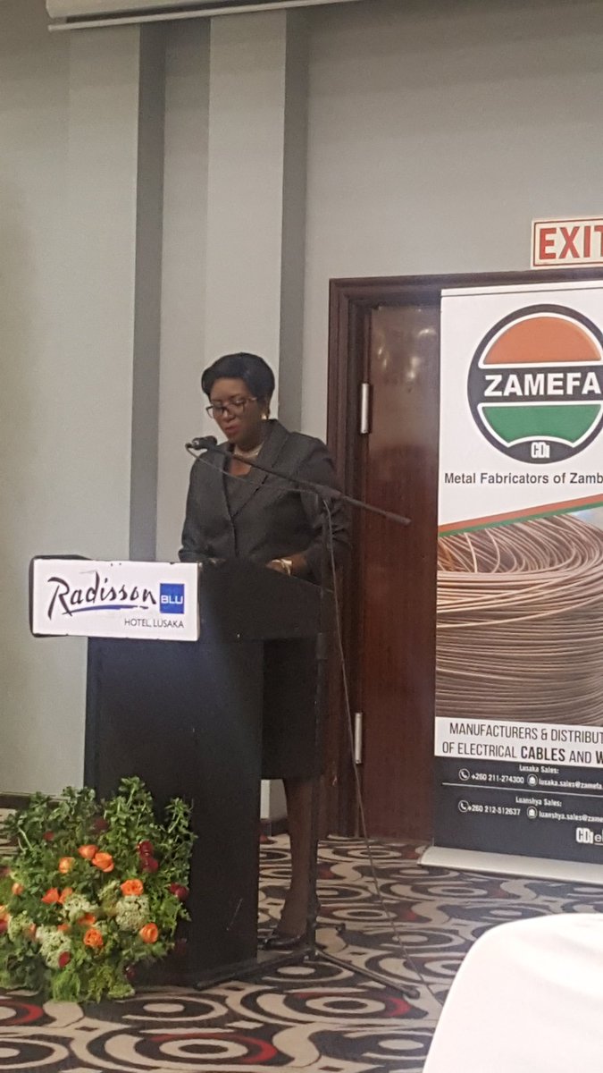 ChipegoZ's tweet photo. ZAM Chairperson and ZAMEFA Managing Director Mrs. Roseta Chabala opening the 50th Anniversay of ZAMEFA! Congratulations to your team Madam!
#ProudlyZambian
#ValueAddition
#QualityZambianProducts https://t.co/Hi5rAZXPw1