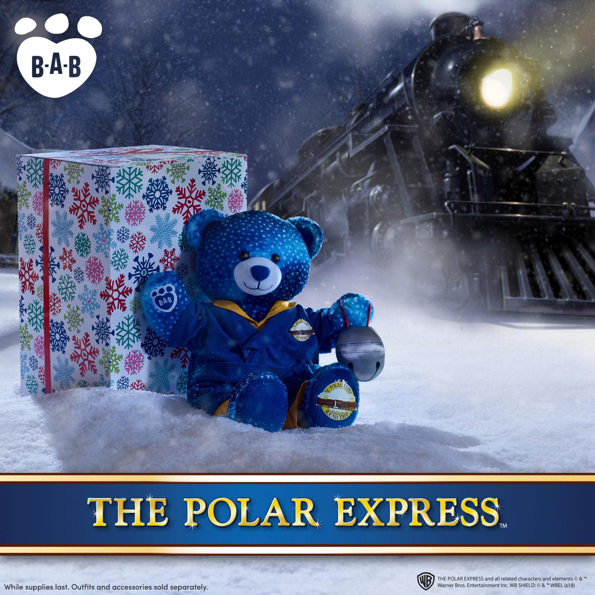 polar express teddy bear