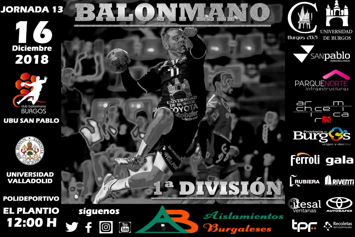 este domingo volvemos a El Plantío. No te pierdas el último partido del 2018 en nuestro campo