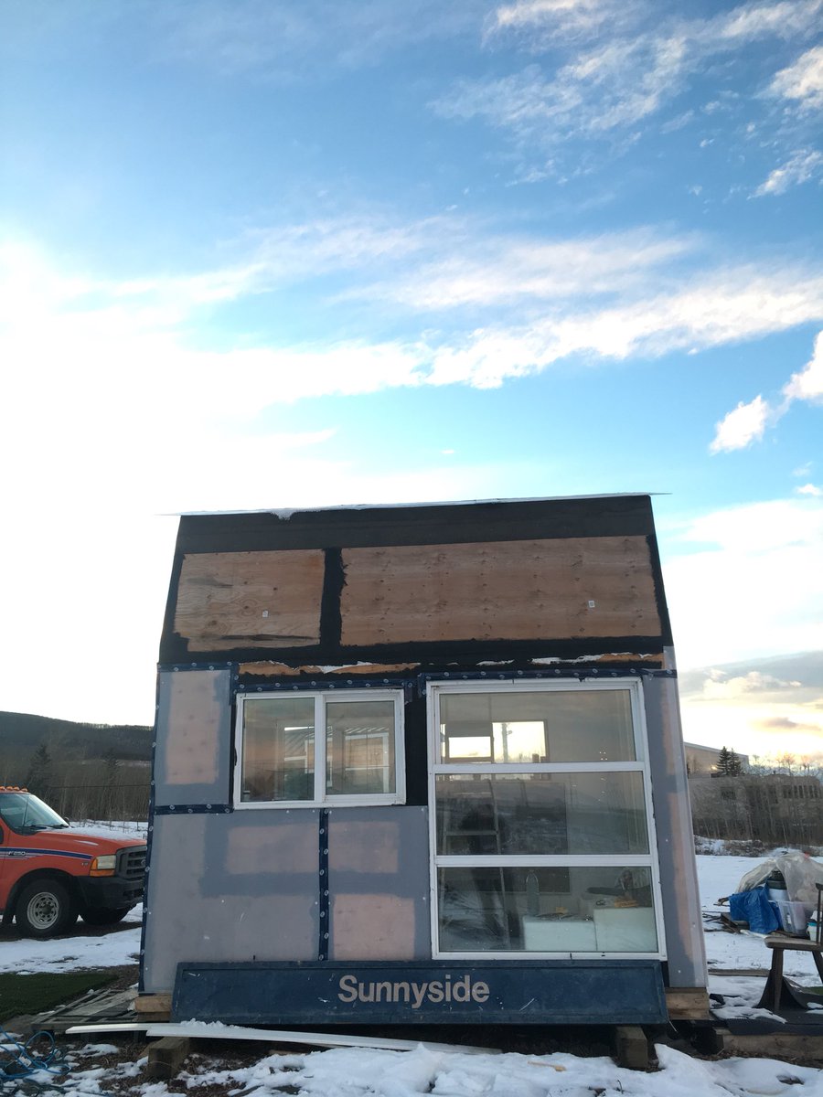 GrowCalgary's tweet photo. We celebrated 70th anniversary of #UDHR by adding a Right to Shelter to our mandate, hosting @MicroHomeCanada Dedign/Build Competition & declaring ourselves Alberta’s 1st #Article25 Org. #UDHR70 #SnackInTheShack #yyc #yeg #yyccc #yegcc #ableg #cdnpoli #bcpoli #skpoli #mbpoli https://t.co/rYakFEatCa