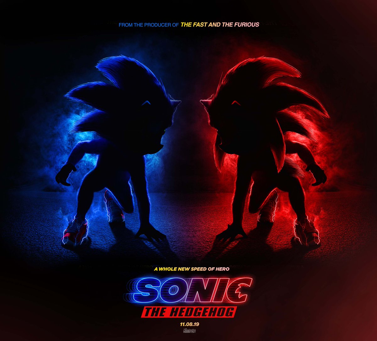 Sonic The Hedgehog 2 Movie Knuckles Poster