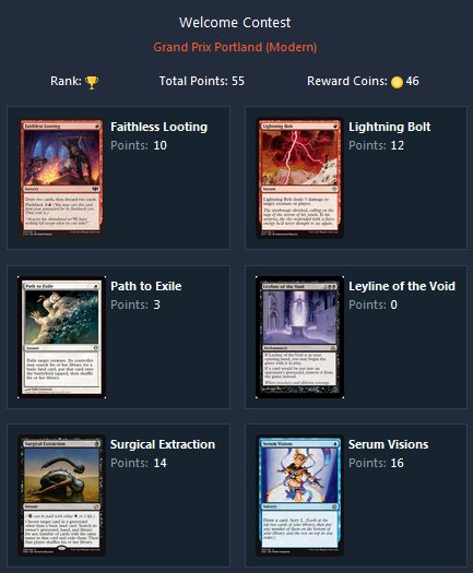 PlayFanEsports's tweet photo. (MTG) 1st place lineups for our #GPPortland and #GPLiverpool contests. 🥇    

Ancient Stirrings and Serum Visions, two big hits. Nature's Claim and Surgical Extraction, excellent lineup choices as they are played in many different deck's sideboards!

Next up, #GPVancouver 🤘 https://t.co/7dSxLua52k