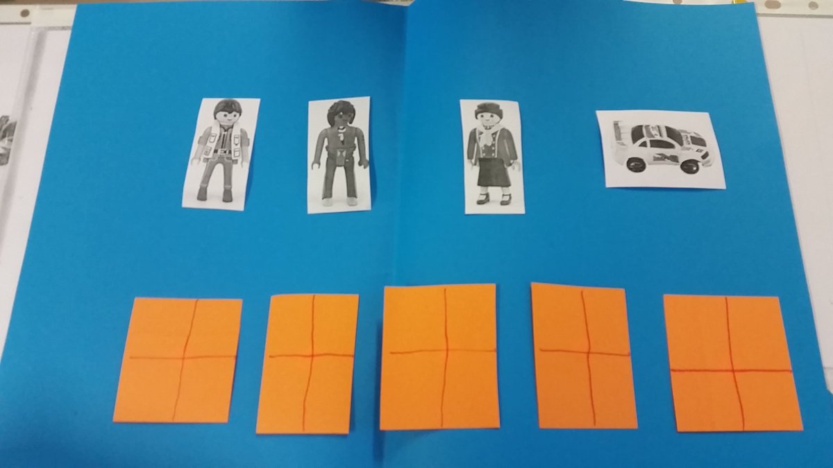 Aliceroye3's tweet image. #problemater  les jouets #résolutionproblème  #maternelle  y a-t-il assez de jouets pour en mettre un dans chaque paquet?