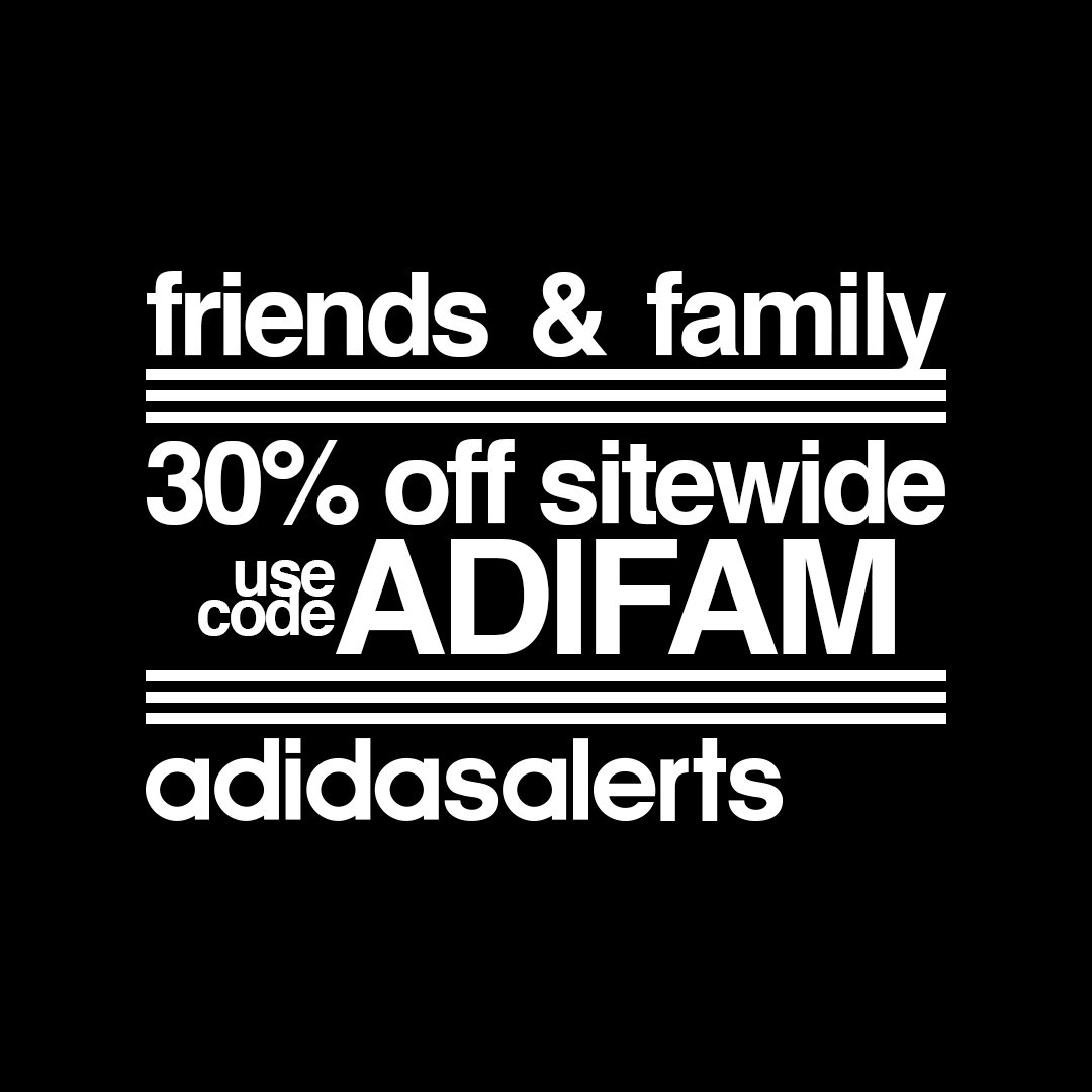 adidas friends and family sale 2018