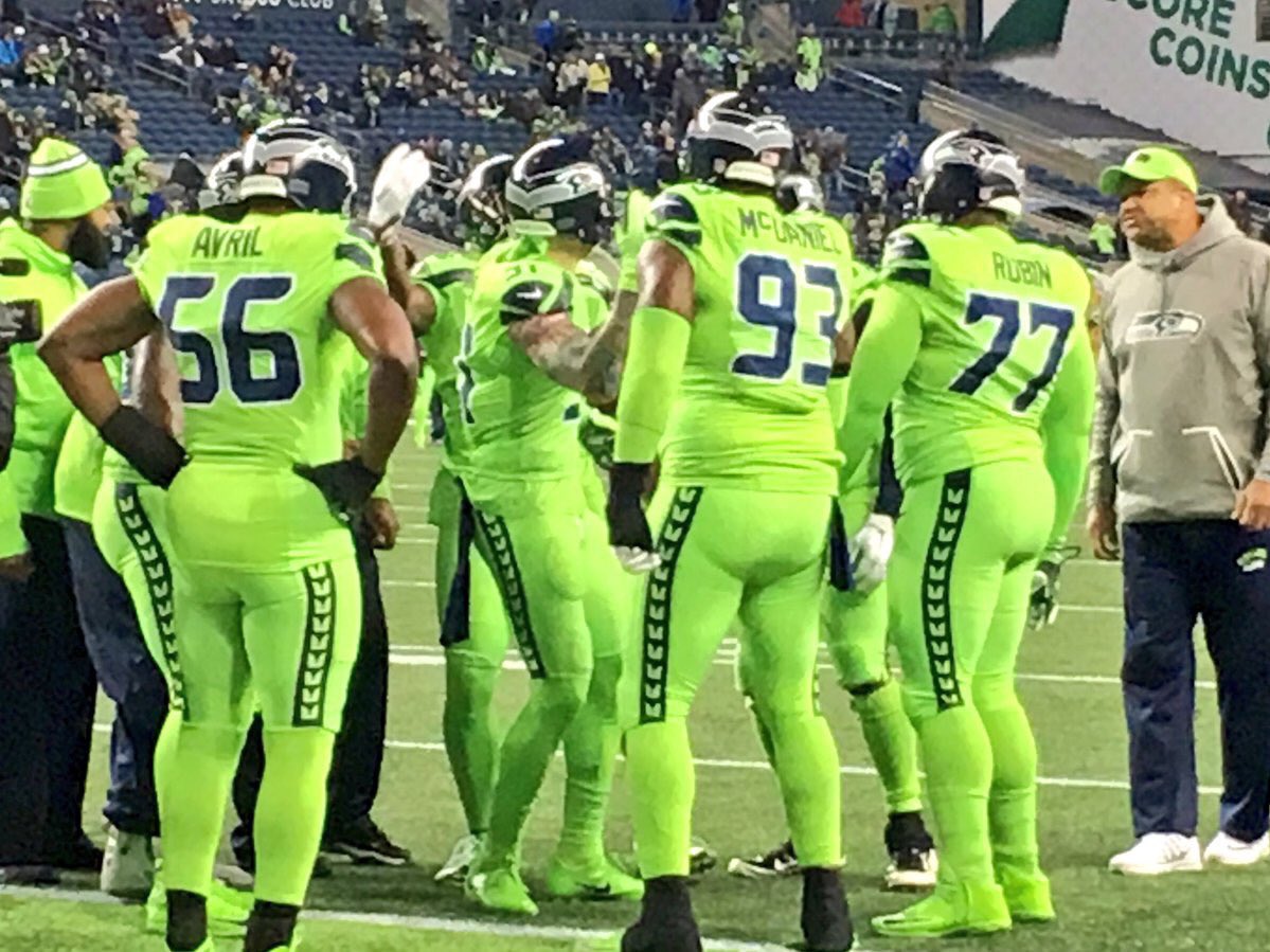 seahawks neon green jersey