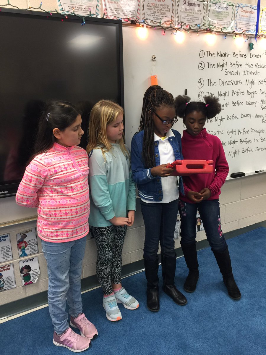 sgrayson930's tweet photo. Today students shared and voted on their ‘Twas the Night Before Christmas parodies. We are so excited to preform these for our parents. #CPE12Days @chpinckneyelem https://t.co/GpRm0vnSlE