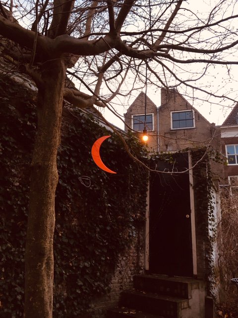 Ik heb de eer om dit jaar mee te mogen doen aan Licht Kunst Gouda KOSMOS. Ik presenteer mijn werk in de Catharinatuin/Museumtuin 'Hoe ik op de maan kwam' vanaf vrijdag 14 december te zien in het donker 🌙