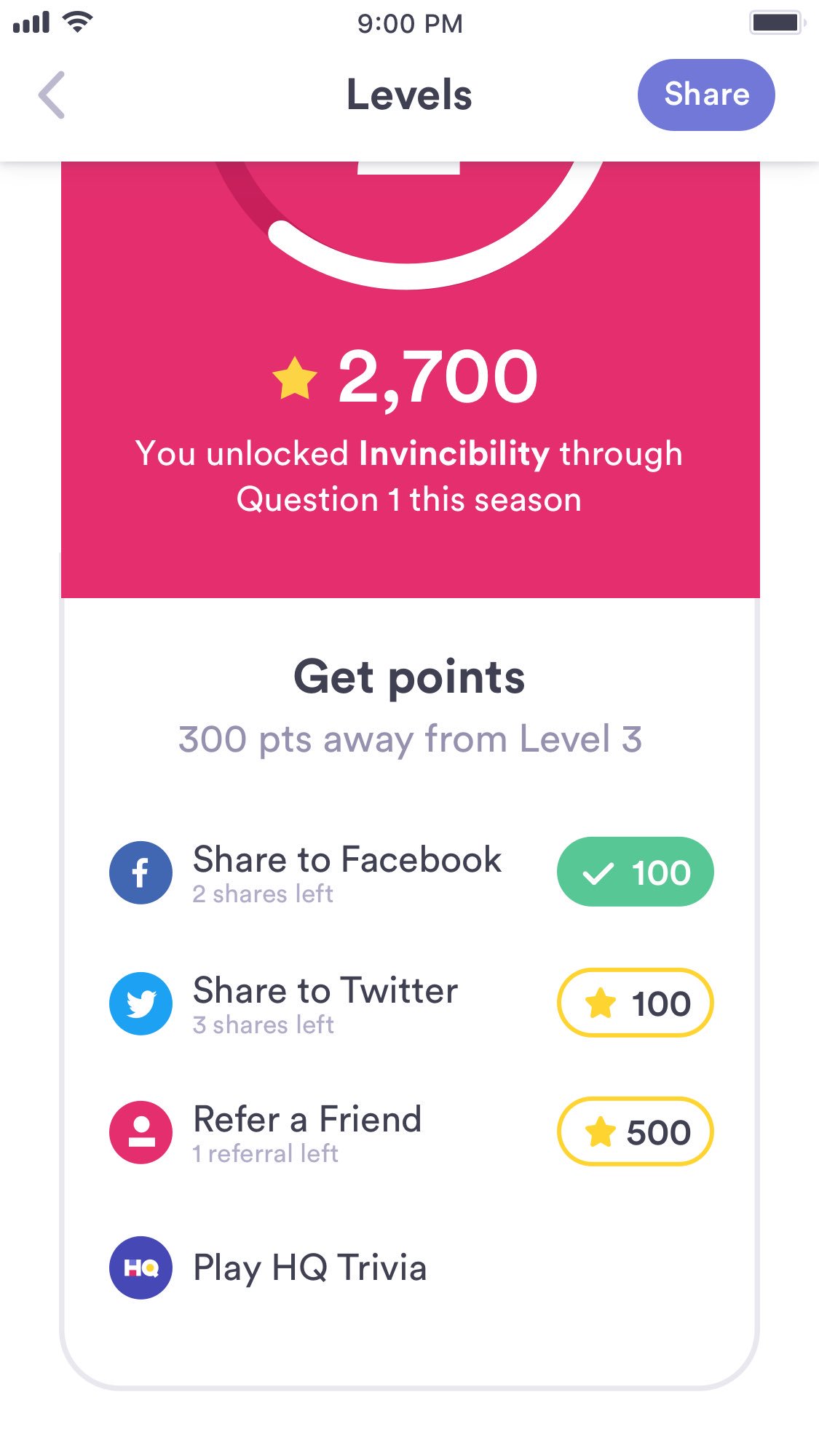 Hq Support On Twitter Q Can I Continue To Earn Points With A Free Pass A Yes For Every Question You Answer Correctly You Will Continue To Earn Points If You Have