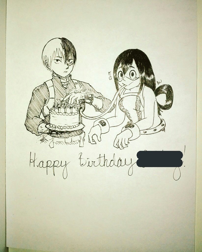 Buy Anime Birthday Card Online In India  Etsy India