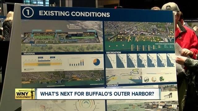 BergmannPC's tweet photo. Check out @WKBW's coverage of the new @outerharborbflo plans! #TeamBergmann is excited to be working with the City of #Buffalo and Erie Canal Harbor Development Corporation (#ECHDC) to envision the future of the #OuterHarbor! Learn more at https://t.co/YHsax1tZTH. https://t.co/UU35vPlLah