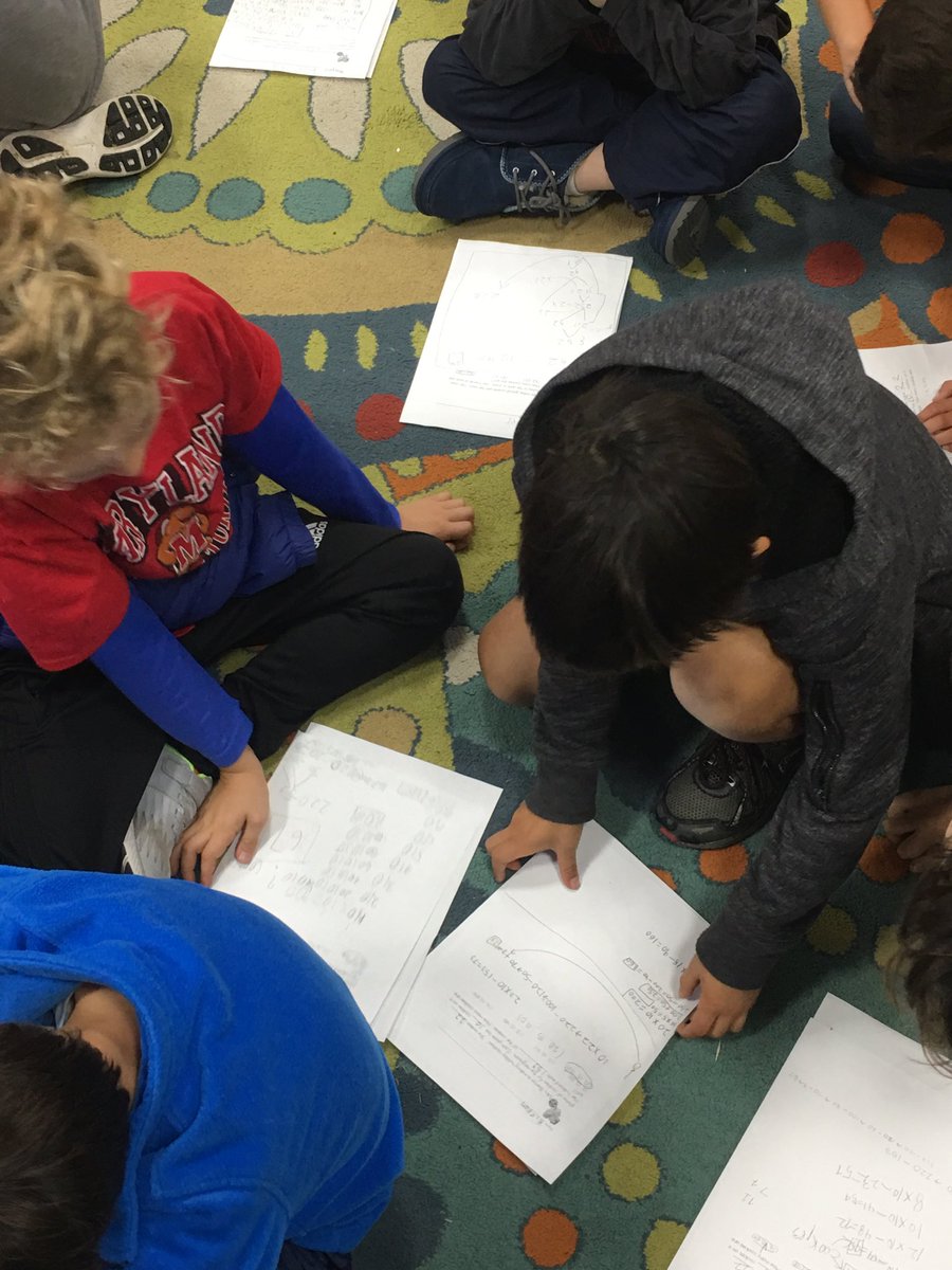 Room16terps's tweet photo. Sharing math strategies with our elbow buddy. #dmusd #delmarhills https://t.co/Tg3Dk92xRB