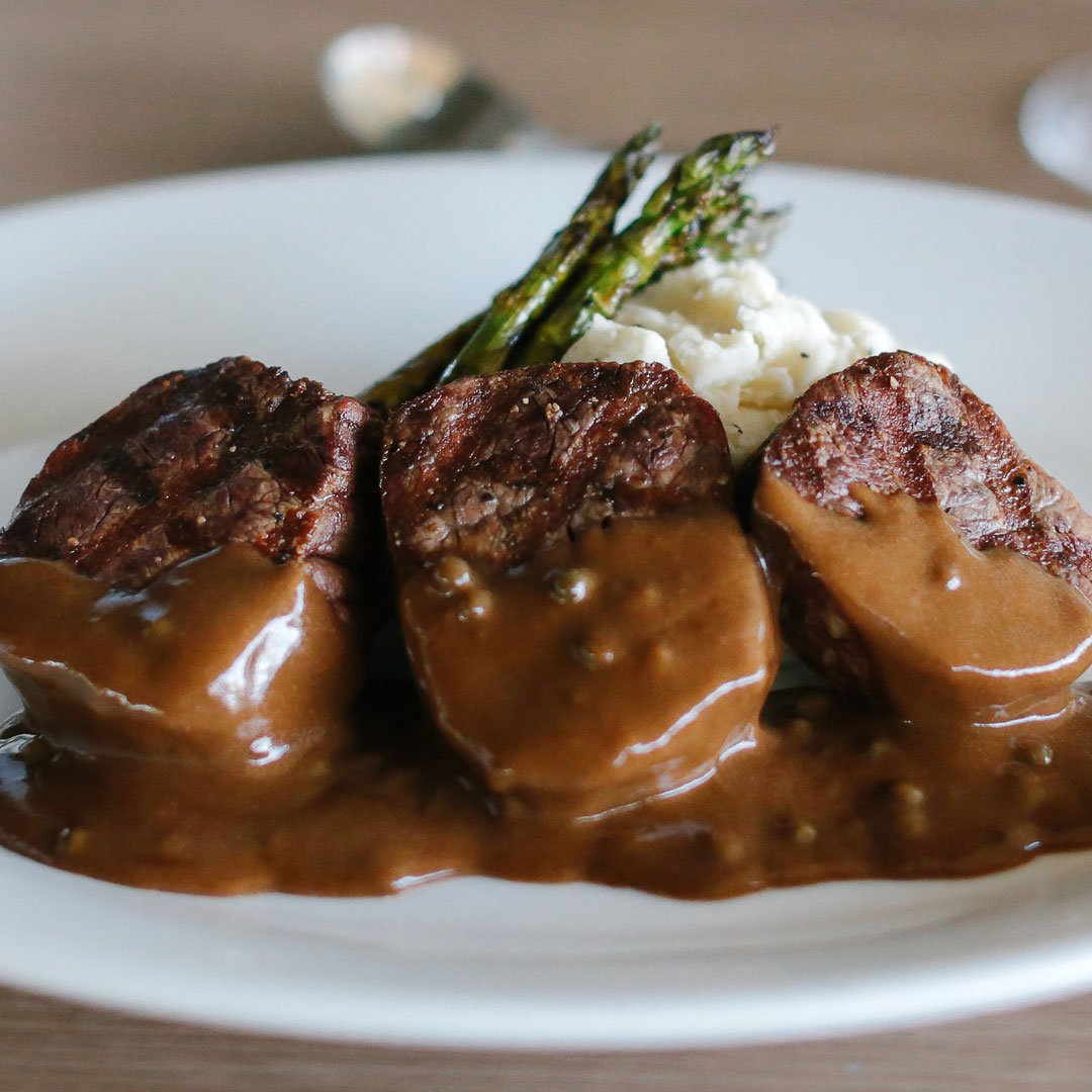 I need steak,
because Monday.