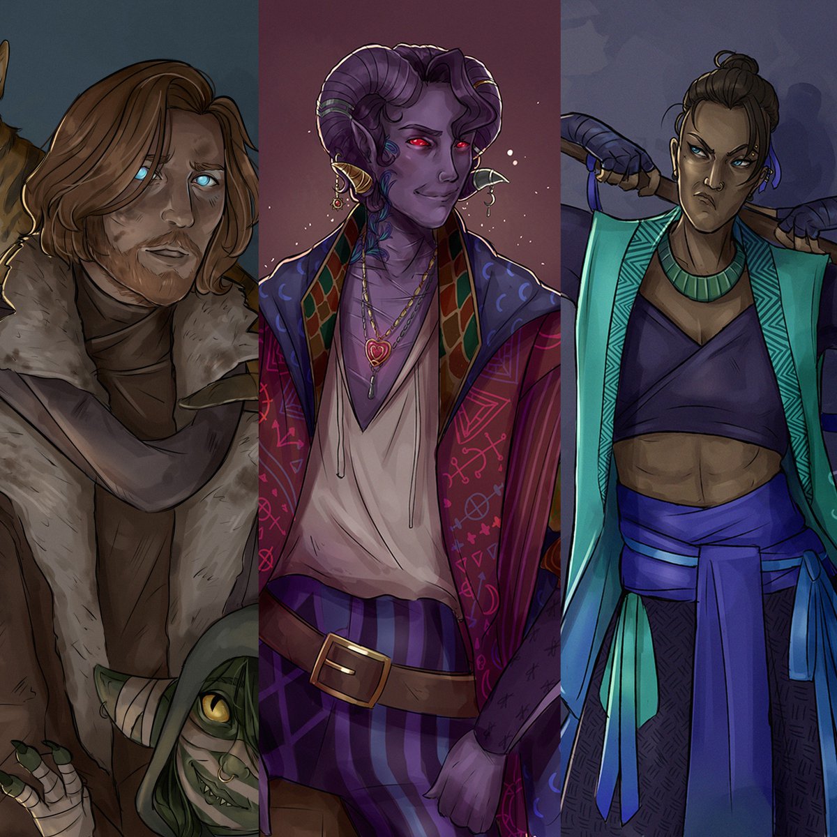 DagnaDraws's tweet image. ✨If you want some cool character art for yourself (or a friend/family member/co-worker/etc.), my commissions are open and you can DM me or email me (dagnadraws@gmail.com) to claim a slot. More info in tweet below! Signal boost = 💋✨