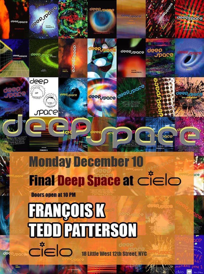 TONIGHT | Deep Space is showing the love by inviting long time resident Tedd Patterson to celebrate his iconic time at the club along with Resident DJ Francois K who will spin an extended Deep Space set. Don’t miss this amazing night of House Music history!