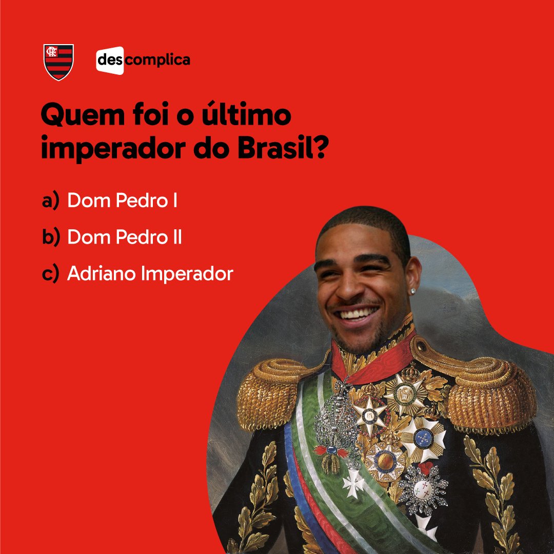 Post Publicitário
Eu teria um desgosto profundo se faltasse o Imperador no mundo! Recordar é sempre bom, então que tal aproveitar as férias para fazer uma retrospectiva da matéria? Estude com a gente e fique craque para o Enem 2019: http://bit.ly/2E4lo31