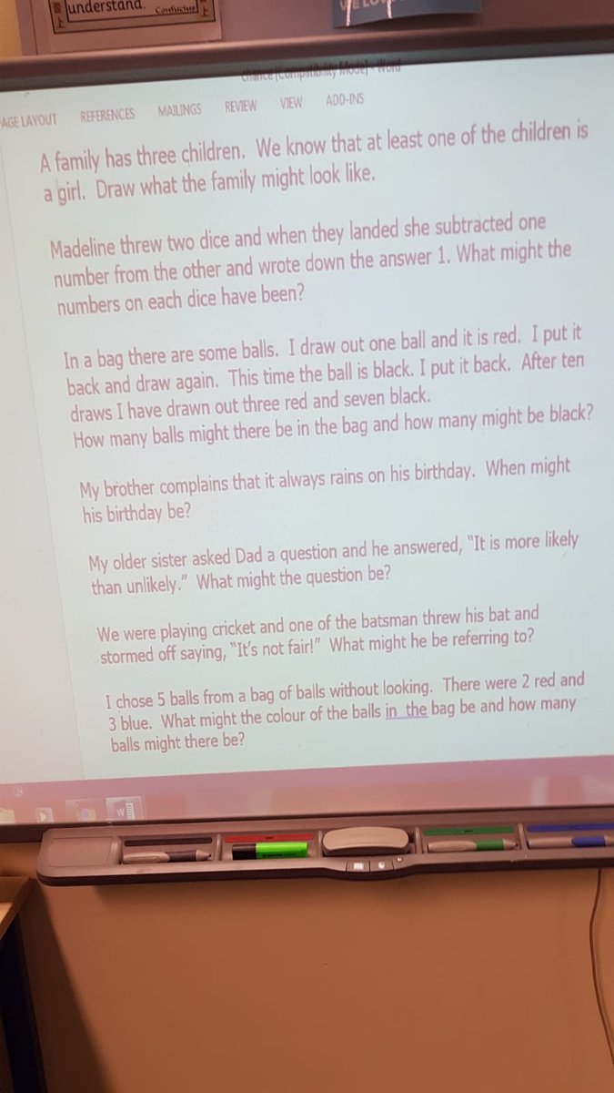 LadybankPS's tweet photo. The children in P6/7 were investigating probability in maths today. Lots of hard thinking going on! π€ @MathsScot #mathsthinking #enjoyingtrickyproblems #lovechallenge https://t.co/kDW4iT4Vq0
