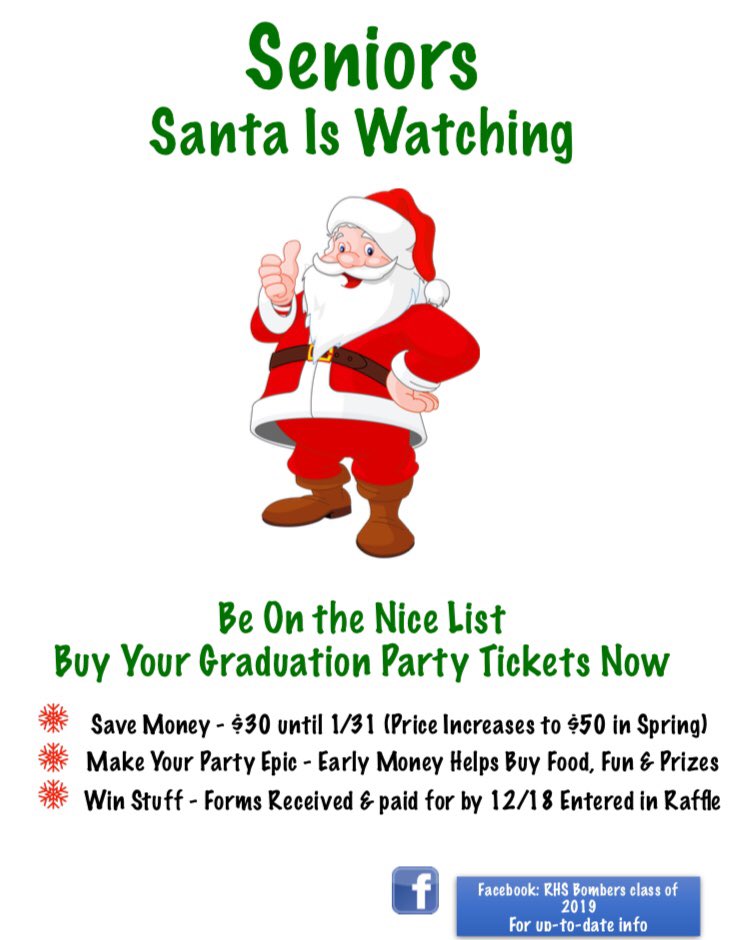 SENIORS - Make sure to buy your ticket if you haven’t already!!