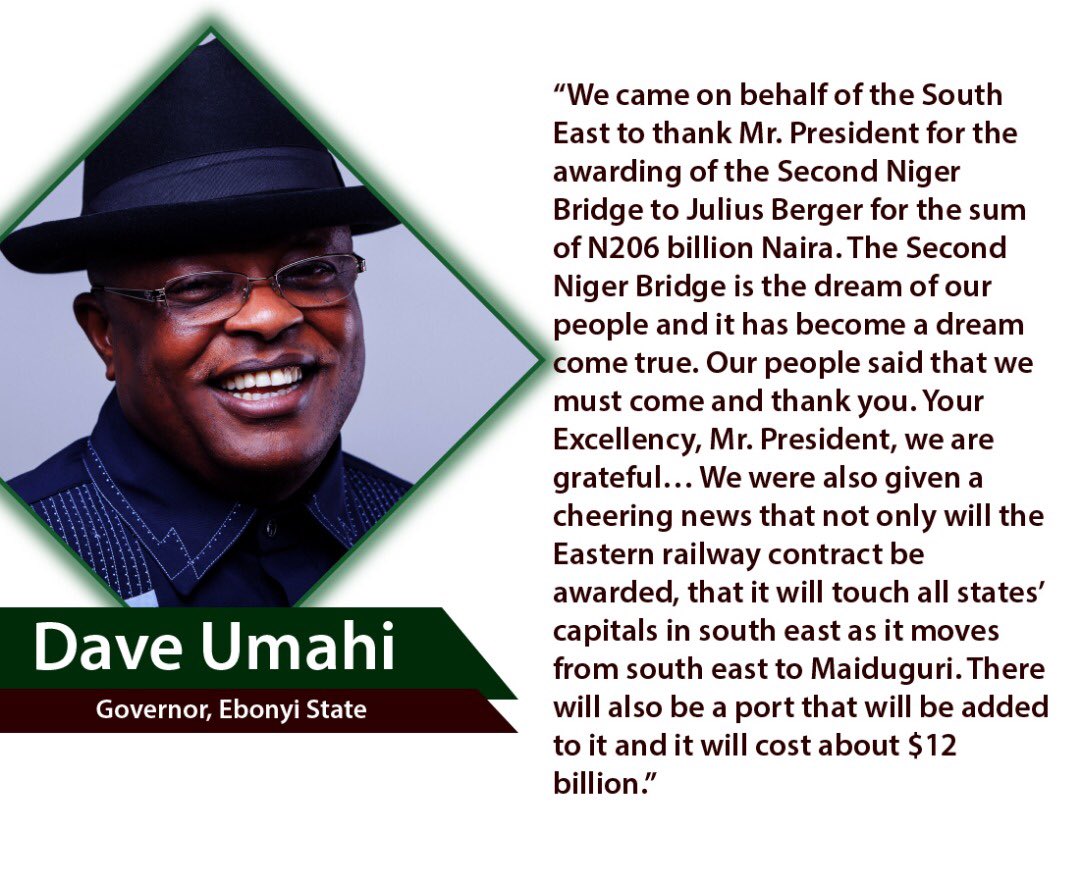 Let’s close this thread for today with a thought-provoking statement (or two) from Governor Dave Umahi of Ebonyi State. [The people with the real Common Sense wisdom don’t have to label it Common Sense. If it’s labelled or advertised as ‘Common Sense’, it’s likely to be fake].