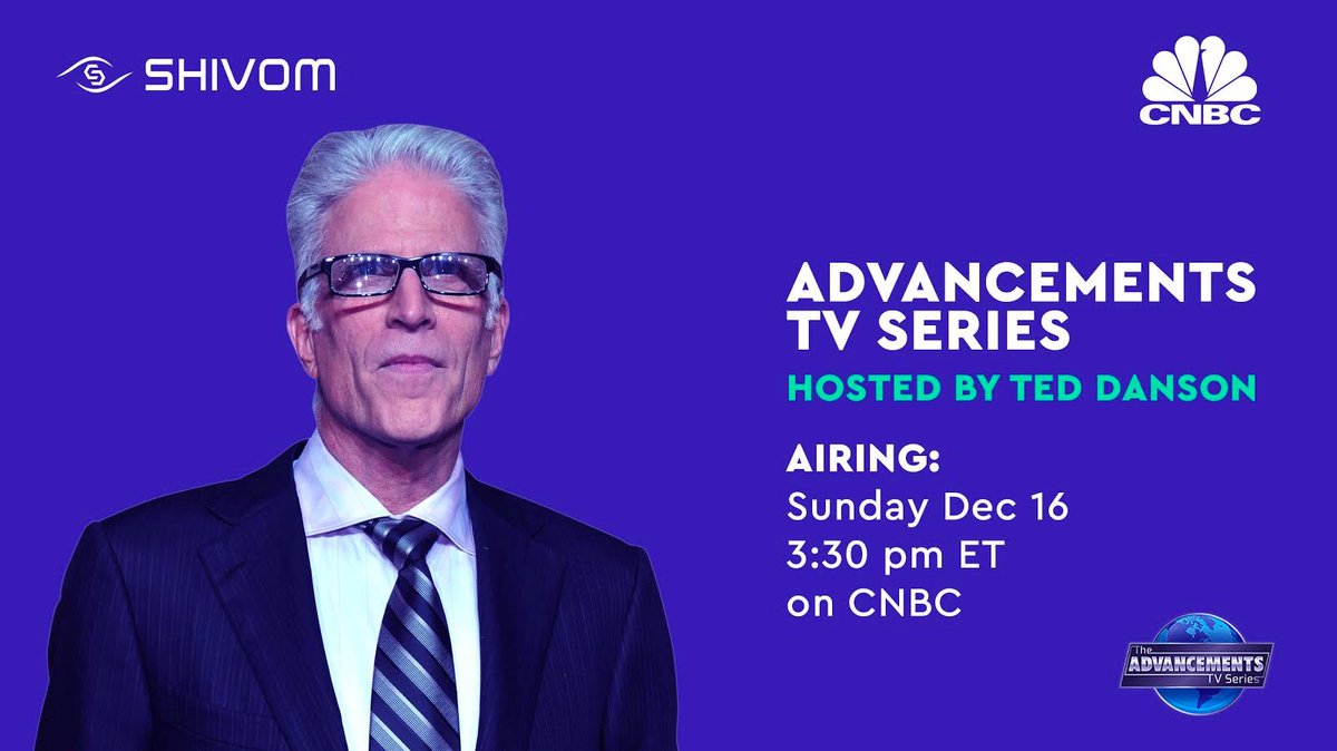 Cancer_Genetics's tweet image. Tune in Sunday, December 16th at 3:30 pm EST on @CNBC to watch Dr. Kamala Maddali of @Cancer_Genetics discuss new ideas/concepts for global healthcare innovation as part of "Project Shivom" at the new episode of Advancements TV Series hosted by CNBC host and actor Ted Danson.