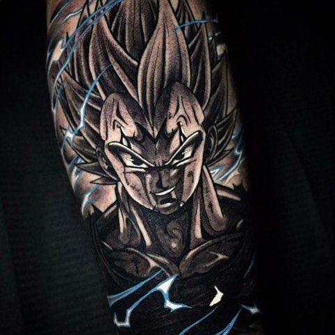 Dragon Ball Z Majin Vegeta Tattoo