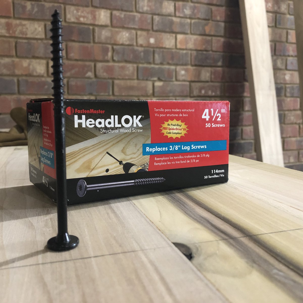 Pretty cool of <a href="/FastenMasterPro/">FastenMaster</a> to send me some screws to replace the bent one. It says a lot.