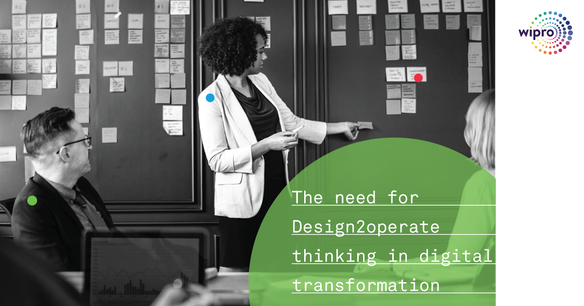 Wipro's tweet photo. Enterprises today cannot afford to think of operations as an after thought when it comes to their #digital transformation. Know how to reduce cost significantly in your #transformation story by implementing the #Design2operate thinking. https://t.co/k3w2RRzUuK https://t.co/6x86xDiWZ5
