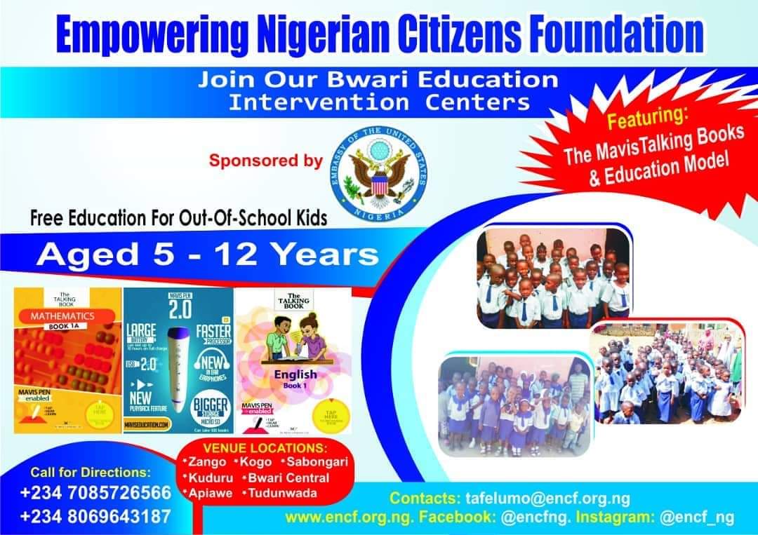 MavisHealth's tweet photo. #FreeEducation for Out-of-school #children in Bwari local government, FCT using our #MavisTalkingBooks #MavisEducationModel. Sponsored by the #USEmbassy 🇺🇸 in Abuja and run by ENCF https://t.co/R8rfcN2rp5