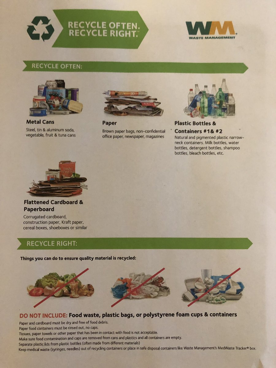 FhsGreen's tweet photo. Green team had a great meeting with @wastemanagement today and learned a ton about recycling right. Look for some changes coming soon! https://t.co/1dEHtR4S9A