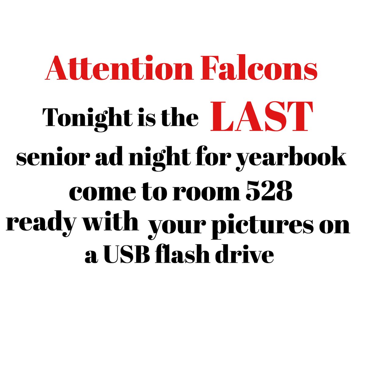 ERHSybk's tweet photo. Tonight is the LAST senior ad night! https://t.co/dcA0j5N03V