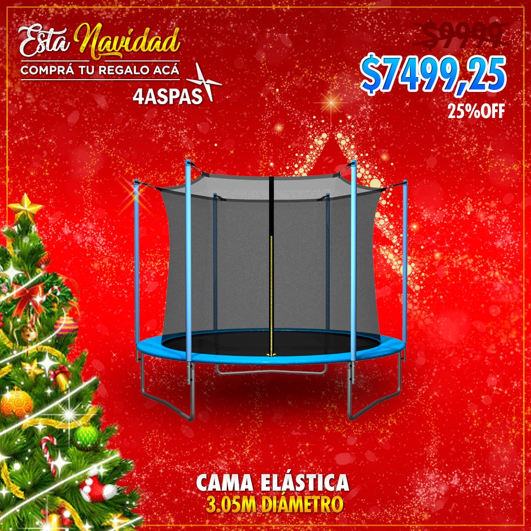rc4aspas's tweet photo. ANTICIPATE A LA #Navidad 🎉 Camas elásticas🤸‍♂ desde $6159 😍 con accesorios incluidos ¡REALIZAMOS ENVIOS A TODO EL PAIS! 🚛 4 medidas diferentes para que elijas la adecuada para tu casa🏡
🔥Comprá online YA👉 https://t.co/HLP03piQVb

#camaelastica #navidad #fiestas #4aspas https://t.co/19zdwFavUV