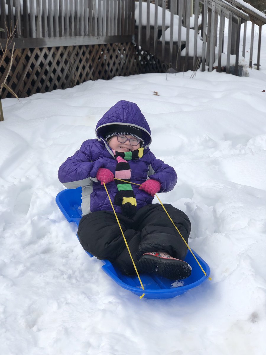 janeytporter's tweet photo. Snow days are made for fun! #Snowmageddon2018 #sledding #MondayMorning https://t.co/ZlWxXEY69M