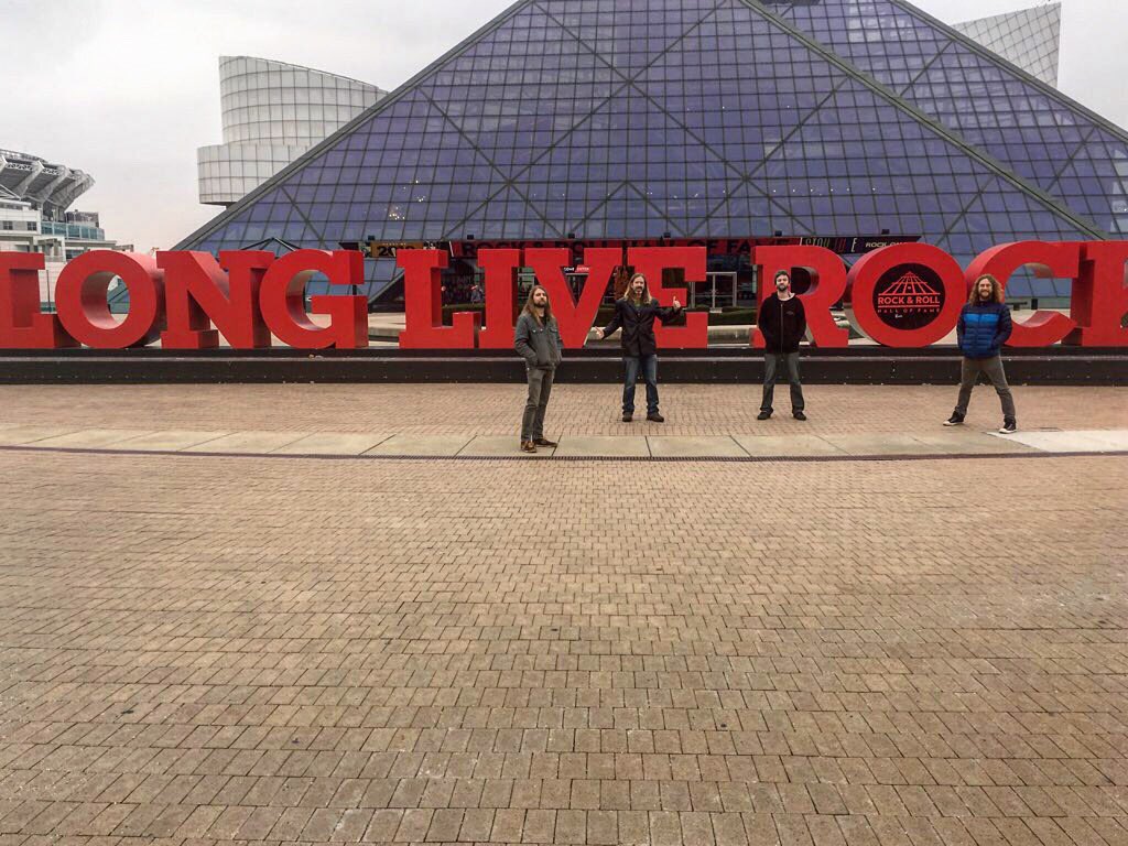 GrantFarm's tweet photo. Pilgrimage to @rockhall gotta dream big! #RoadToWWGStratton picks up Wed @IronWorksBflo. Eight days to go @kickstarter Campaign https://t.co/ZorBULkS0R #LongLiveRock #GoBrowns #ClevelandRocks #Farmily https://t.co/0ybrSQfFIz