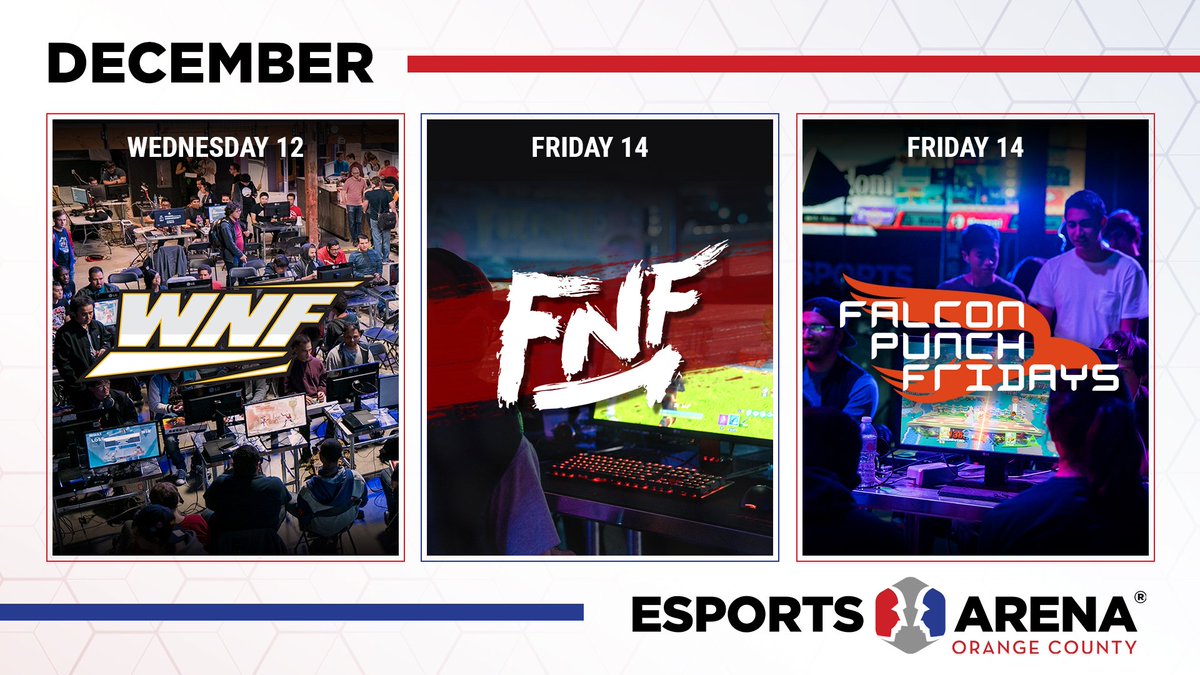 ESA_OC's tweet image. This week @ESA_OC 
We have TWO Ultimate events happening this week!
@levelupseries' WNF and @ennyMura's FPF

FNF also makes a return this week!
esportsarena.com/OrangeCounty/e…