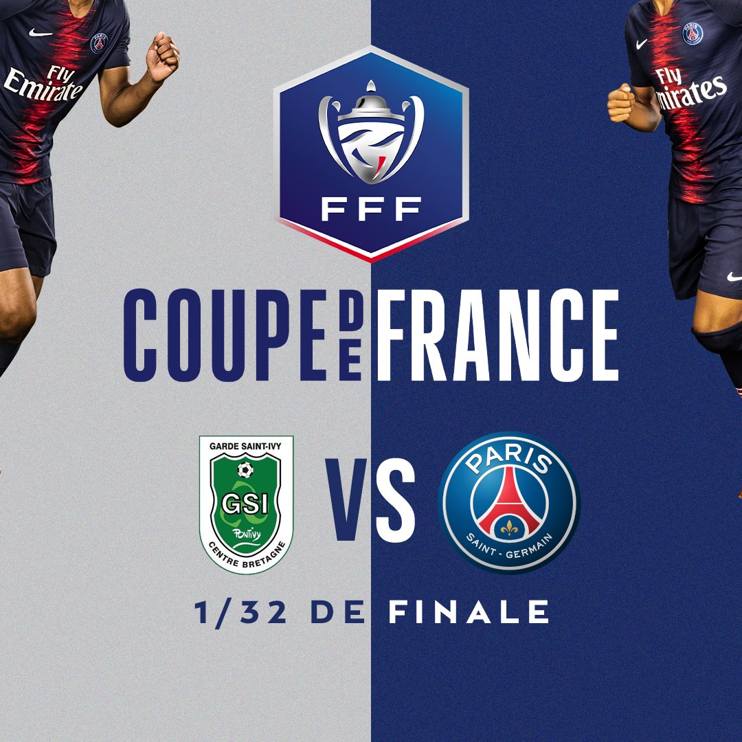 PSG_inside's tweet photo. 🆕🏆 #CDF

Nos Parisiens affronteront la @GsiPONTIVY (N3) en 1/32 de finale de la @coupedefrance le 5 ou 6 janvier 2019 ✊

🔴🔵 #AllezParis https://t.co/kTxyzV38fT