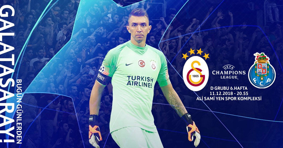 Galatasaray SK (@GalatasaraySK) on Twitter photo 10/12/2018 21:06:28 #BugünGünlerdenGALATASARAY #GSvFCP #BugünGünlerdenGALATASARAY #GSvFCP