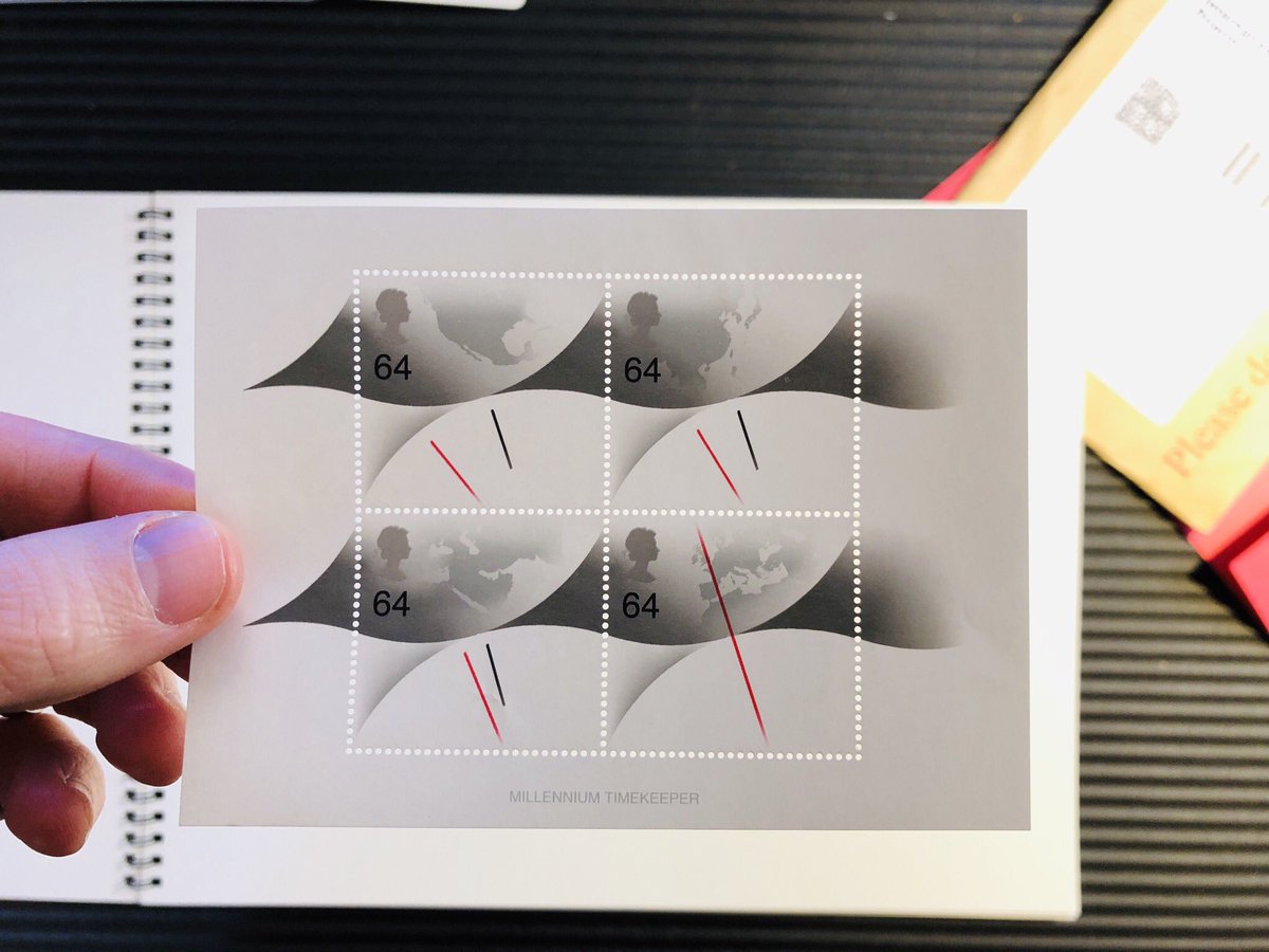 On that note, I’ll finish with these. UK stamps about time. Like TIME time. Like millennia. Again, isn’t it lovely how stamps - despite being tiny, outmoded artifacts - so elegantly engage with big, important ideas?