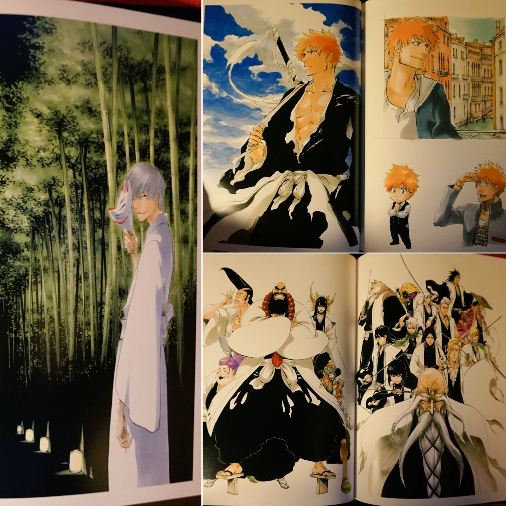 Here some pictures of the Bleach artbook JET ! #Bleach #BLEACHJET