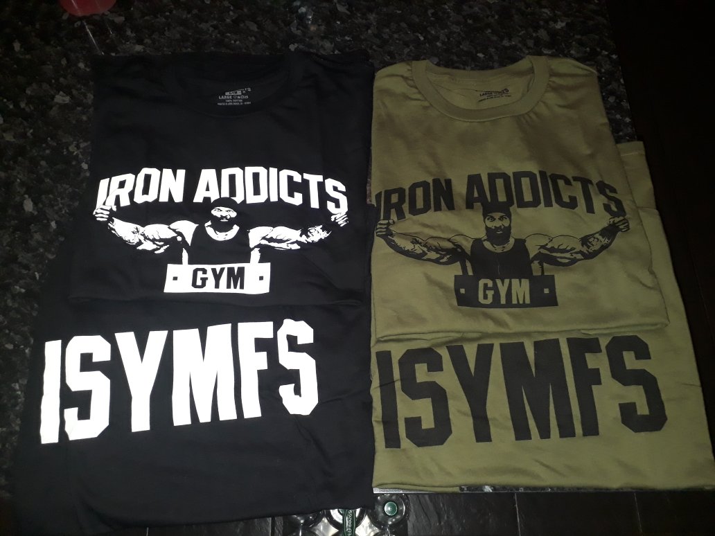 HomeGymMan's tweet image. Arrived today. 4 more for the collection. I mean, muthafuckin collection. @CTFletcherISYMF #IRONADDICTS #ISYMFS