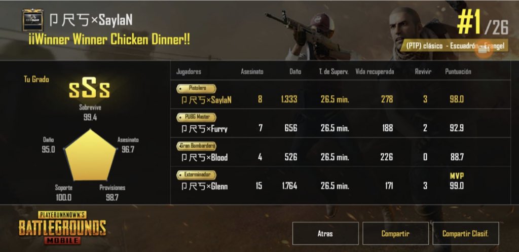 PUBG_SURVIVORS's tweet photo. #DDPChallenge #卩尺丂urvivors 34 Kill Squad #PUBG_MOBILE #pubg https://t.co/AbUiQ6Qvgr
