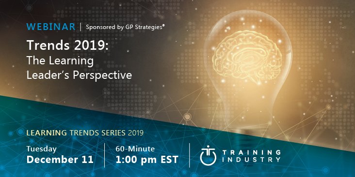 gpcorp's tweet image. Join Don Duquette and @TrainingIndustr tomorrow  at 1 p.m. EST for insights on the questions that #LearningProfessionals will be asking in 2019! #GPWebinar ora.cl/i5qQ2