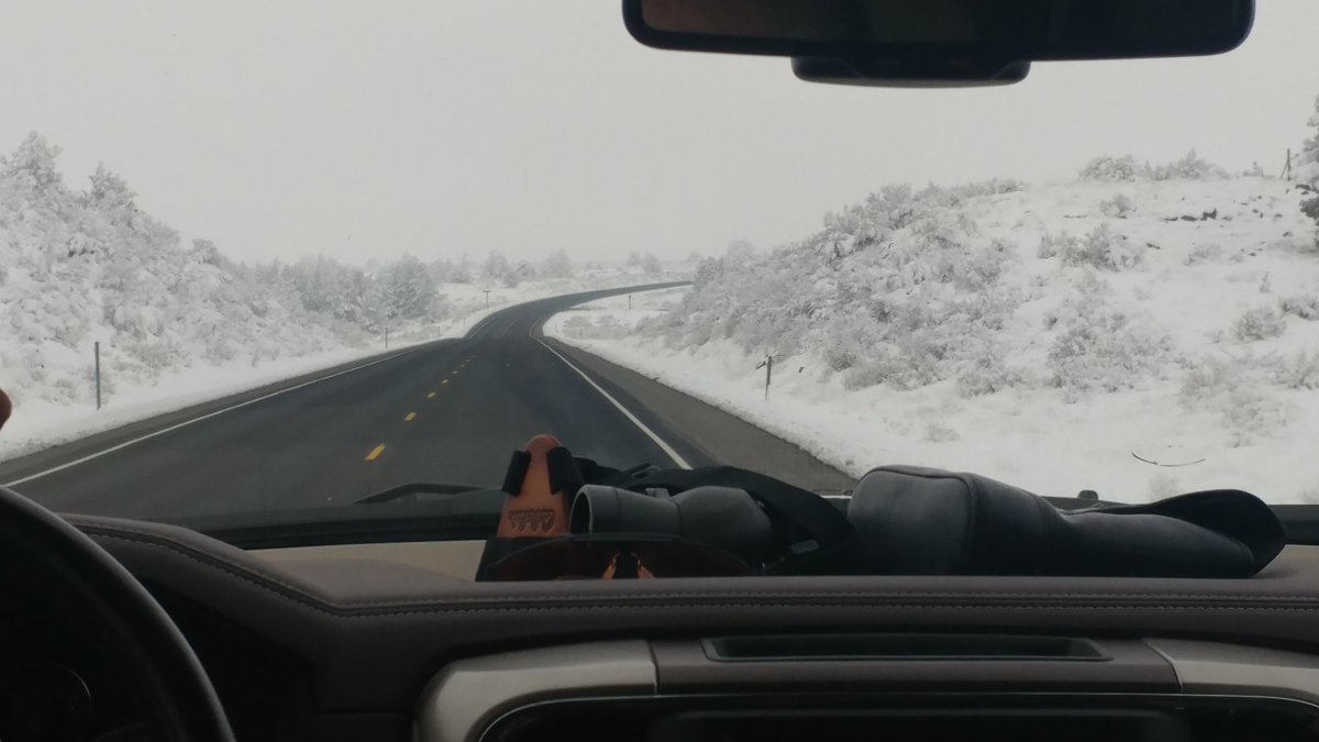 Eastern Oregon highway #babyitscoldoutside