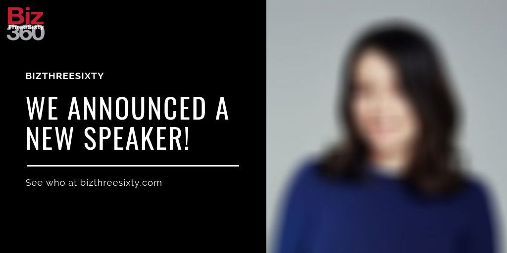 We are beyond excited to announce another speaker for BizThreeSixty!  Want to see who it is?  Check out bizthreesixty.com to find out!