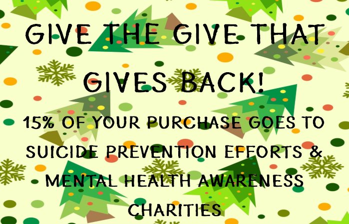 IVClothing_'s tweet photo. Give the gift that gives back! 15% of your purchase goes to Suicide Prevention efforts &amp; Mental Health Awareness charities. #SuicidePrevention #MentalHealth #giveback #ClothingForACause https://t.co/G43YVa15ga