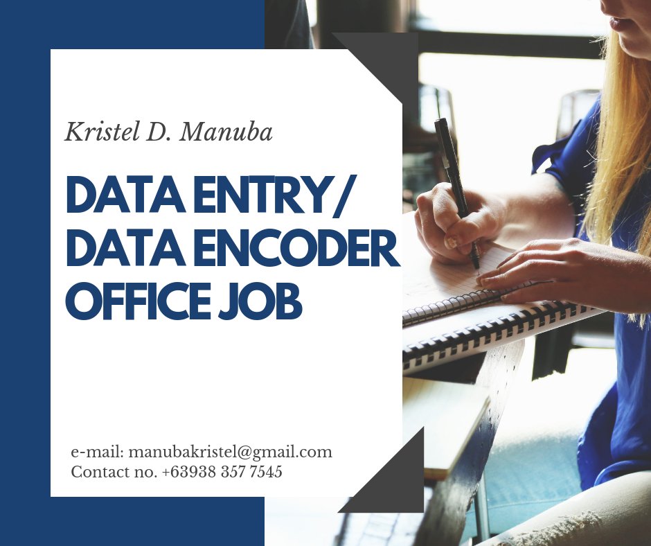 manuba_d's tweet image. #dataEntry, #DataEncoder, #OfficesJob contact me at +63938 357 7545 email at: manubakristel@gmail.com