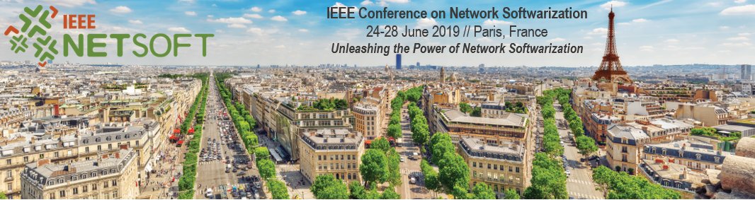 ComSoc's tweet image. Call for Papers Deadline EXTENDED to Dec 17 for the IEEE Conference on Network Softwarization (NetSoft 2019) to be held in Paris, France! For more info, visit: bit.ly/2zLmL2L #IEEE #softwarization #cloudcomputing #sdn #nfv #netsoft