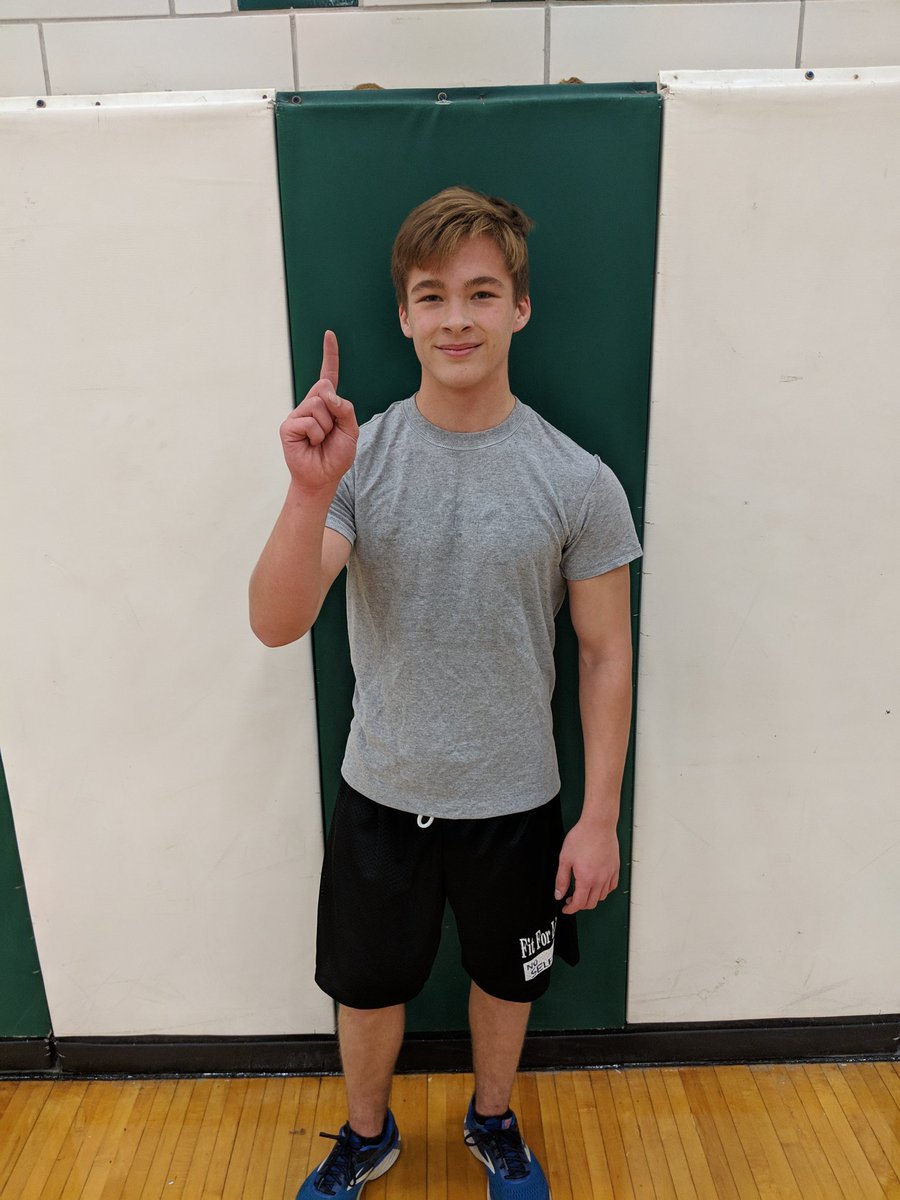 PCHSPhysEd's tweet photo. Huge shout out to freshman student Michael "Money" Forbear, who ran 121 Pacers on his post-test this morning! #NowThatsAnA #SweatMaster #PacerMaster #VarsityPE https://t.co/mGDn0y26dw