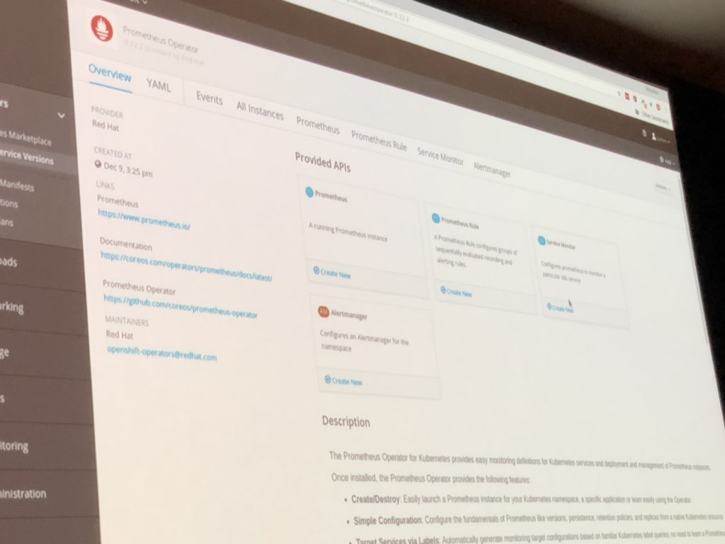 joefern1's tweet image. Great demo and discussion on #Kubernetes #OperatorFramework from @sebp @openshiftcommon Gathering.