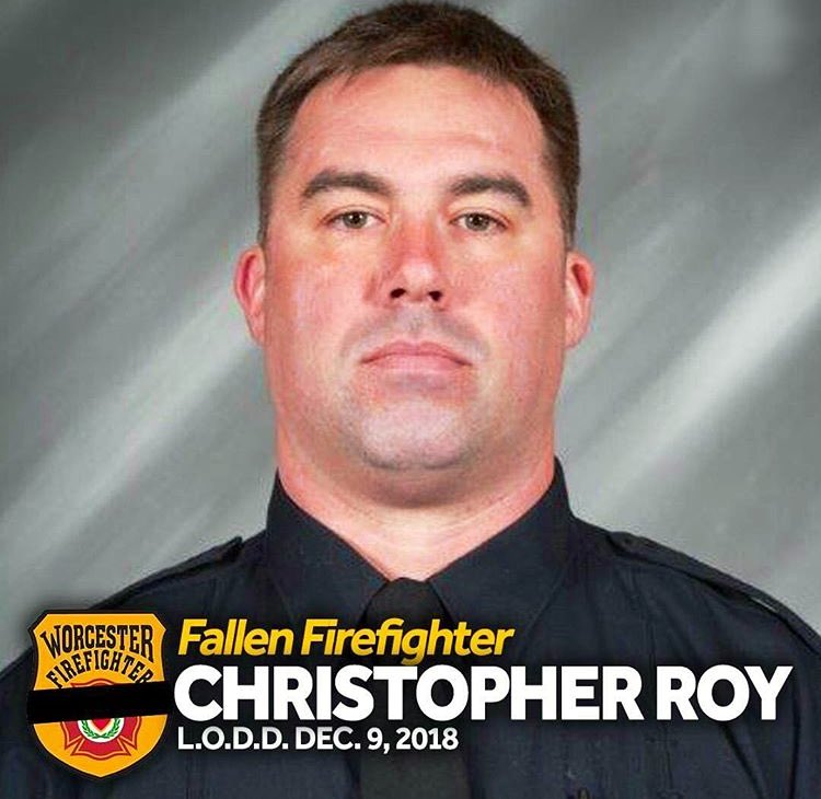 RCSD's tweet image. We would like to send our condolences to the friends, family and fellow firefighters of Christopher Roy @WorcesterFD #RIP