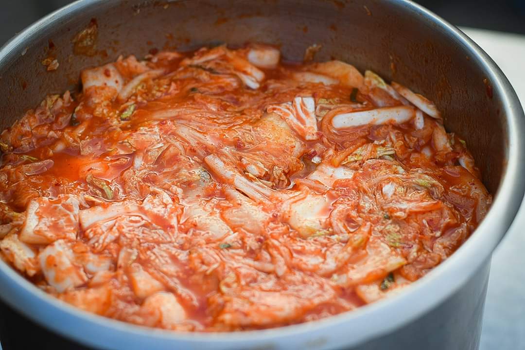 Homemade Kimchi 🌶️

Our chefs are always pushing the boundaries of Street Food.

Our very own homemade Kimchi will be accompanying our new Korean Fried Chicken Burger launching this Tuesday at Winter Twilight Market St George's Belfast.

#realchefs #realstreetfood